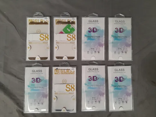 BOX OF APPROXIMATELY 30 MOBILE PHONE SCREEN PROTECTORS FOR VARIOUS MAKES AND MODELS