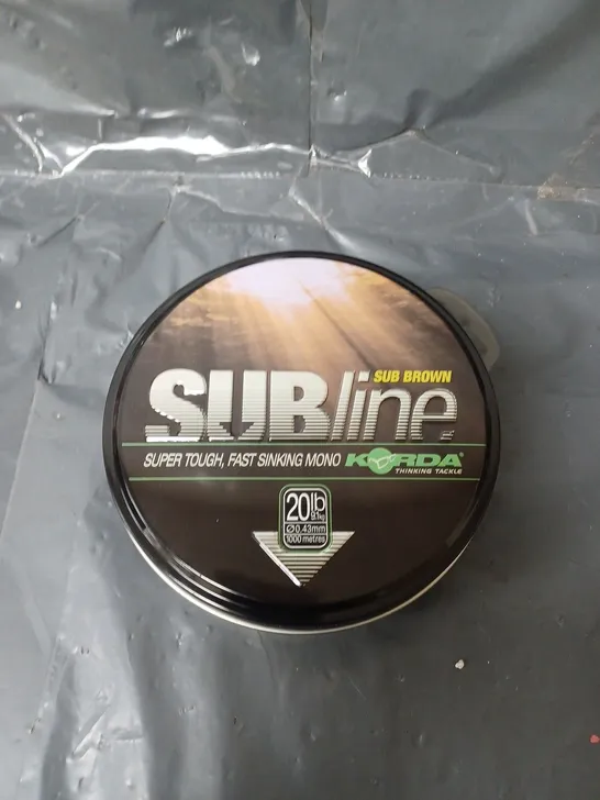 KORDA SUBLINE 20LB BROWN FISHING LINE