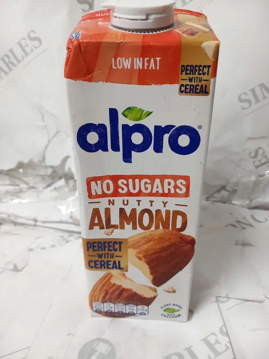 SIX ALPRO NIO SUGARS NUTTY ALMOND 1 LITRE