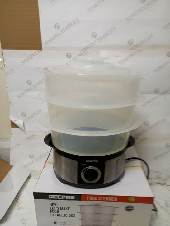 GEEPAS 3-TIER FOOD STEAMER