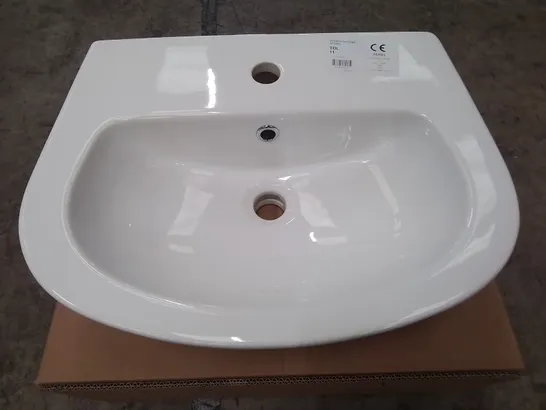 LOT OF 8 BOXED AS NEW LAVABO SEREL CERAMIC 1-TAP BASINS