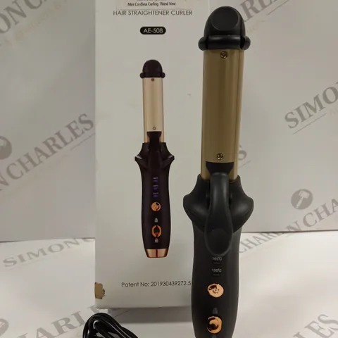 BOXED MINI CORDLESS CURLING WAND 