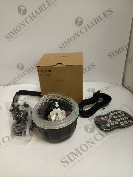 BOXED OMERIL LD092-BK DISCO LIGHT WITH REMOTE CONTROL 