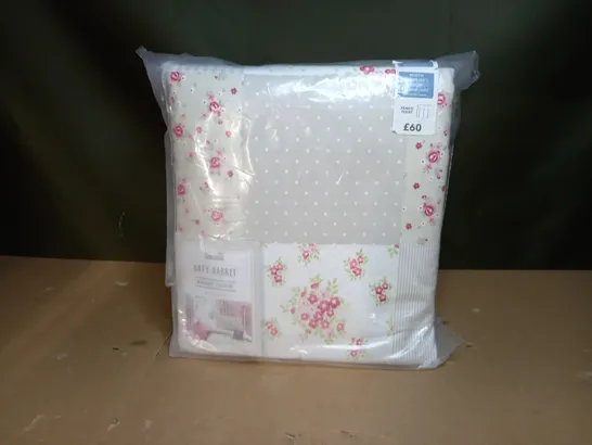 DUNELM KATY RABBIT PINK BLACKOUT CURTAINS