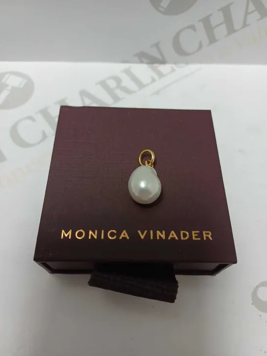 MONICA VINADER PEARL PENDANT (WITHOUT CHAIN) 