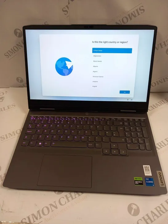 BOXED LENOVO LOQ15IRH8 INTEL CORE I5 LAPTOP