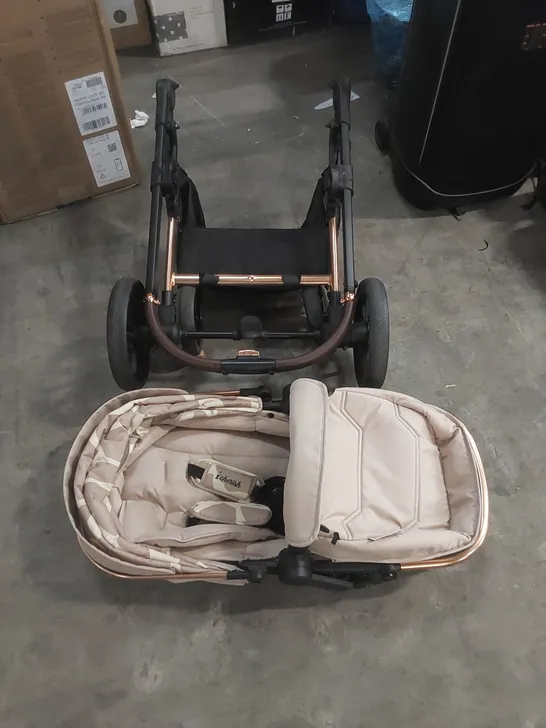 MYBABIIE CHERISH BABY STROLLER - ROSE GOLD/PINK