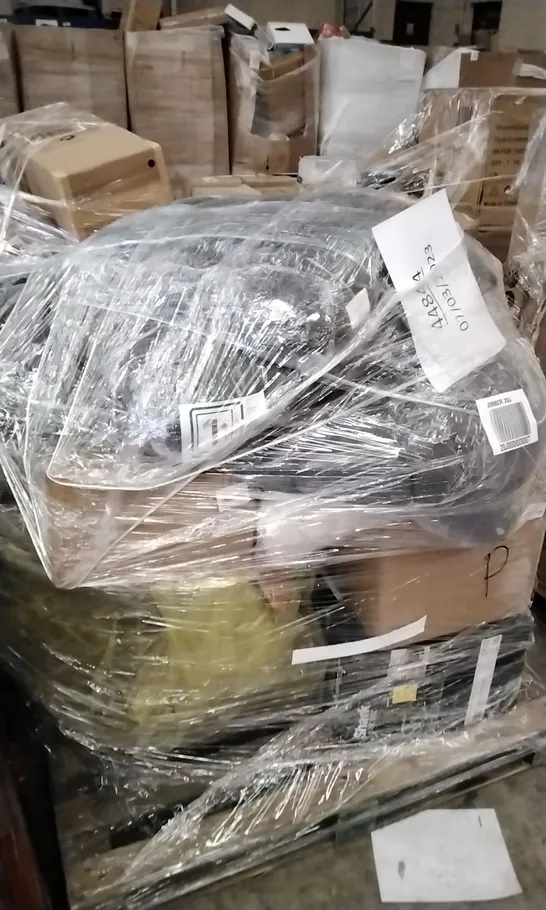 PALLET OF APPROXIMATELY 10 ASSORTED ITEMS INCLUDING GARDEN EGG CHAIR, AIR FRYER AND SHARK WANDVAC SYSTEM