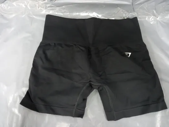 GYMSHARK EVERYDAY SEAMLESS SHORTS IN BLACK - SMALL