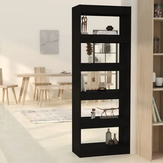 BOXED GELT MANUFACTURED WOODEN ETAGERE BOOKCASE