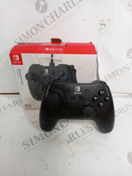 NINTENDO SWITCH WIRED CONTROLLER IN BLACK