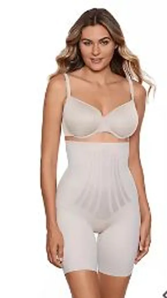 MIRACLESUIT MODERN MIRACLE HI-WAIST THIGH SLIMMER WARM BEIGE LARGE