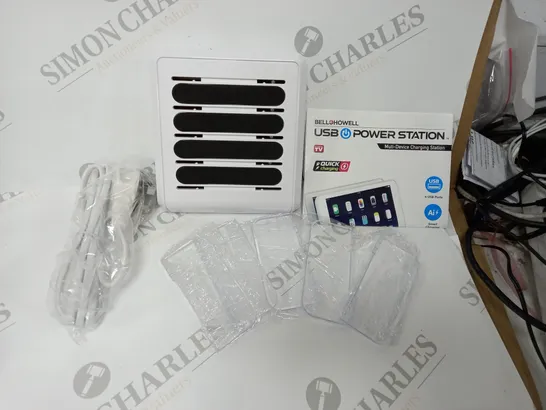 BELL HOWELL USB POWER STATION MULTI DEVICE CHARGING STATION