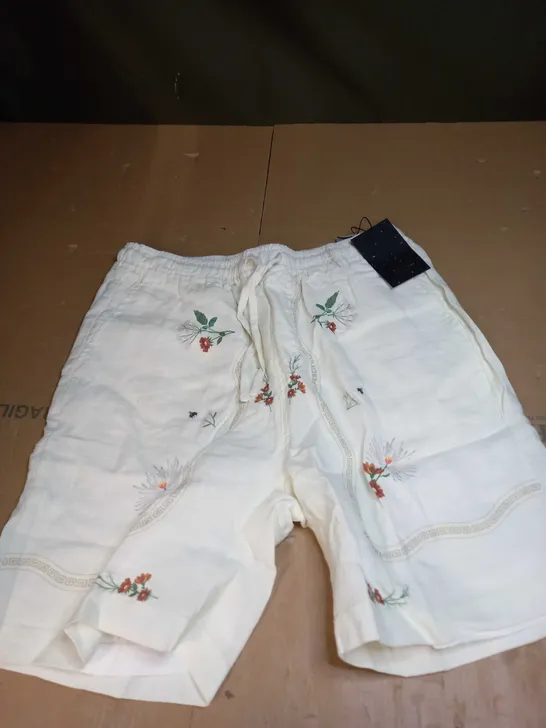 PERCIVAL KOWLOON LINEN SHORTS SIZE 32