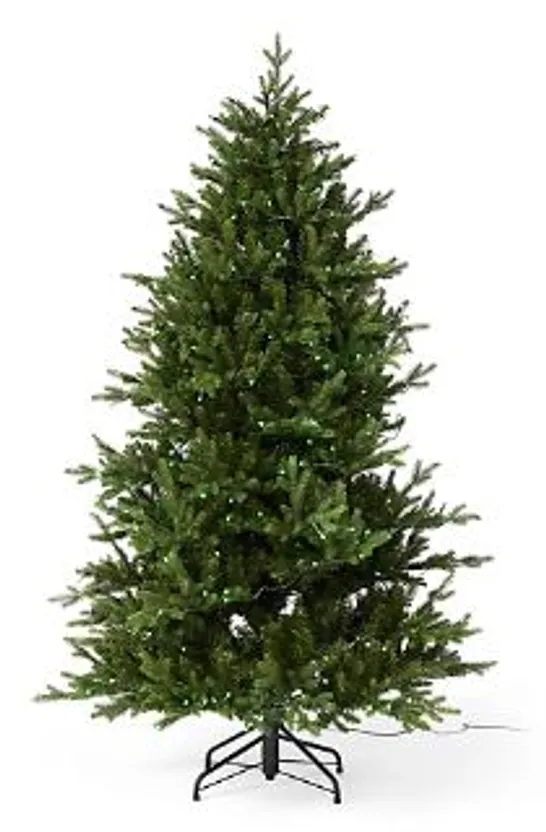 SANTA'S BEST PRE-LIT SNOW KISSED AUBURN CHRISTMAS TREE 6FT - COLLECTION ONLY