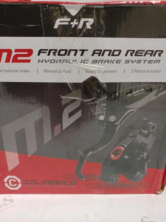 CLARKS M2 FRONT AND REAR HYDRAULIC BRAKE SYSTEM 