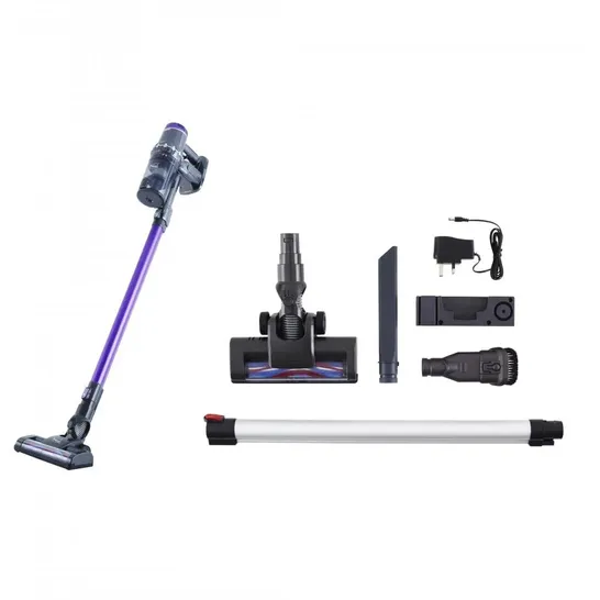 BOXED NEO CORDED BAGLESS STICK NEW 2 IN 1 HANDHELD STICK VACUUM CLEANER 600W - PURPLE