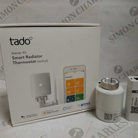 TADO SMART RADIATOR THERMOSTAT STARTER KIT V3+ VERTICAL V3P-SK-SRT01VIB01-APL-ML-00
