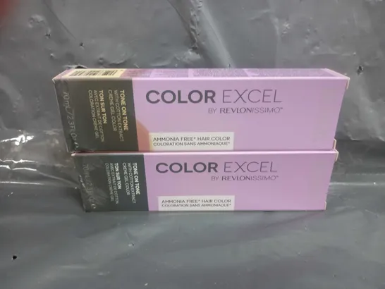 BOX OF APPROX 32 REVLONISSIMO COLOUR EXCEL TONE ON TONE GEL