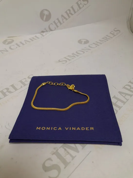 MONICA VINADER HEIRLOOM WOVEN FINE CHAIN BRACELET