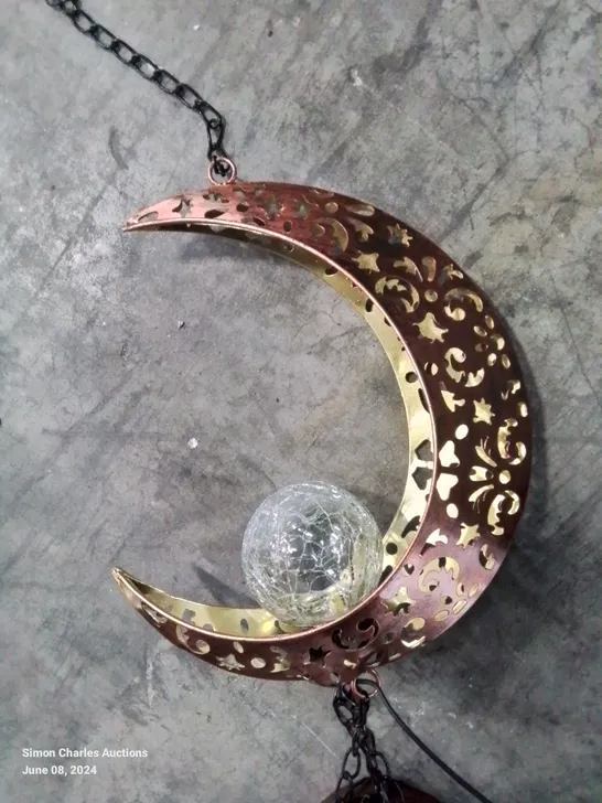 SOLAR LED WIND CHIME - MOON