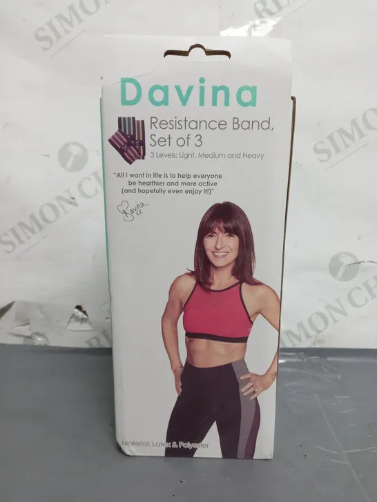 DAVINA FITNESS RESISTANCE BANDS 