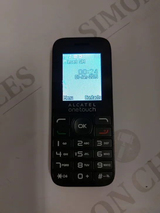 ALCATEL ONETOUCH BLACK MOBILE PHONE 