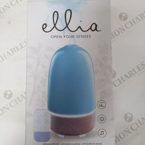 BOXED HOMEDICS ELLIA OPEN YOUR SENSES AROMA DIFFUSER ARM-710BL-WWX