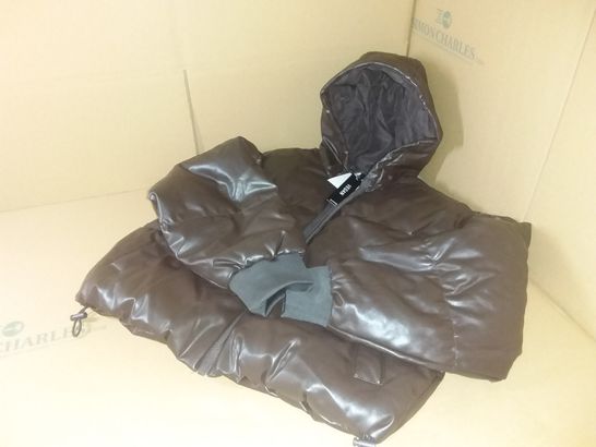 DIVIDED SIZE XS LEATHER LOOK PADDED COAT