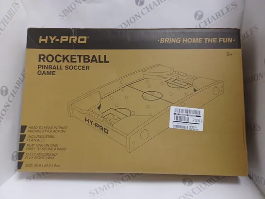 BOXED HY-PRO 20 INCH ROCKETBALL PINBALL SOCCER GAME  RRP £24.99