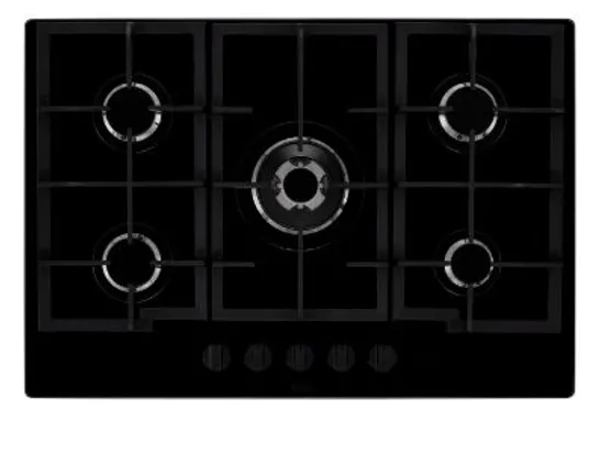 AEG HKB75450NB 74CM GAS HOB - BLACK