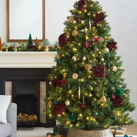 7FT BELVEDERE PRE LIT MULTIFUNCTION CHRISTMAS TREE - COLLECTION ONLY