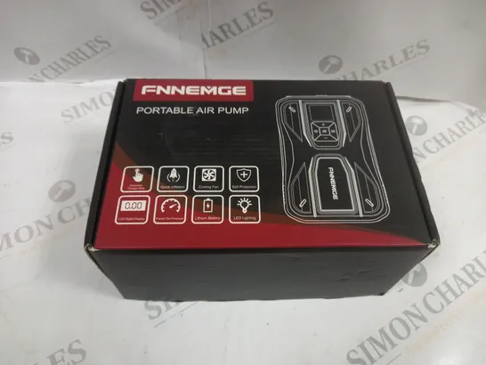 BOXED FNNEMGE PORTABLE AIR PUMP