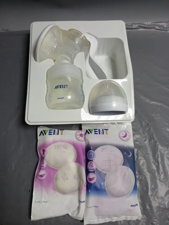 BOXED PHILIPS AVENT NATURAL MANUAL BREAST PUMP