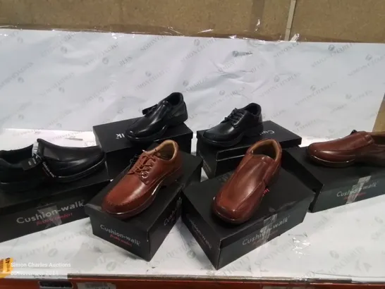 SELECTION OF BOXED CUSHION-WALK LEATHER SHOES, (STYLES, COLOURS AND SIZES VARY)