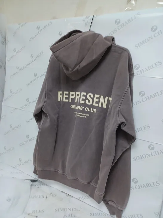 REPRESENT OWNERS CLUB HOODIE FOG SMALL 