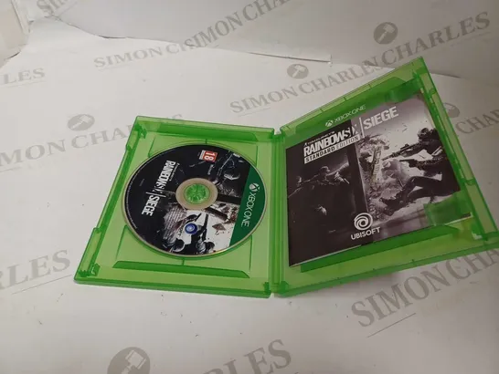 XBOX ONE TOM CLANCY RAINBOW SIX SIEGE 