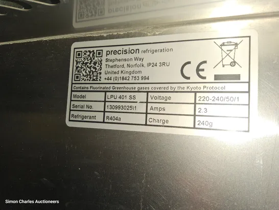 PRECISION TALL COMMERCIAL FREEZER LPU 401 SE