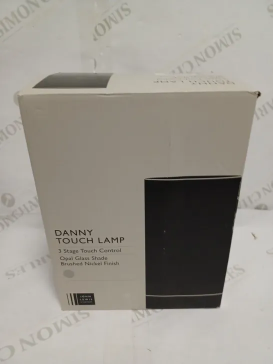 JOHN LEWIS DANNY 3-STAGE TOUCH CONTROL TOUCH LAMP - COLLECTION ONLY