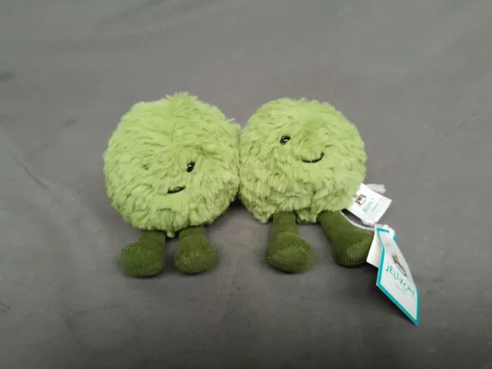 JELLYCAT - WE ARE DOT AND PEGGY MUSHY PEAS