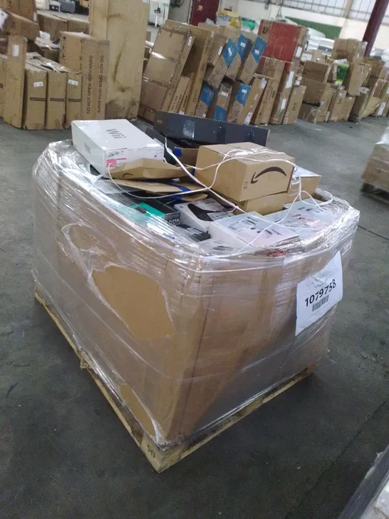 PALLET OF APPROXIMATELY 140 UNPROCESSED RAW RETURN HOUSEHOLD AND ELECTRICAL GOODS TO INCLUDE;