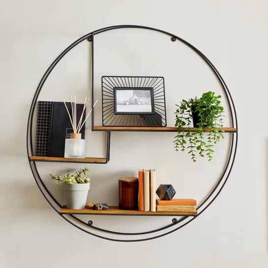 BOXED INDUSTRIAL EXTRA LARGE CIRCLE SHELF 