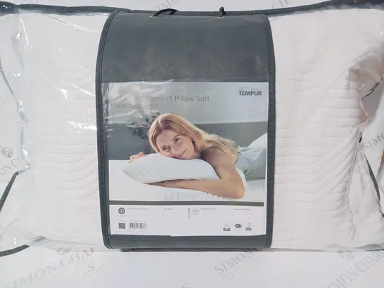 TEMPUR SOFT COMFORT PILLOW WITH COOLTOUCH