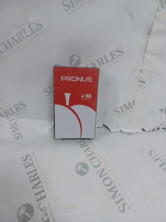 BOXED PRONUS J-166 PORTABLE RADIO