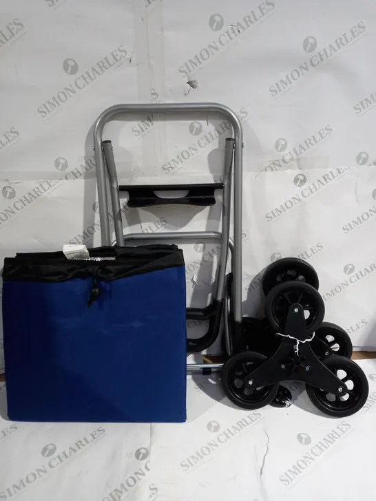 BOXED INSULATED SHOPPING TROLLEY - NAVY