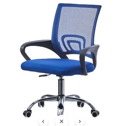 BOXED BLUE MESH OFFICE CHAIR