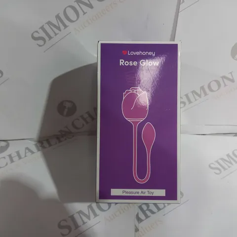 BOXED AND SEALED LOVEHONEY ROSE GLOW PLEASURE AIR TOY