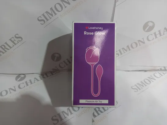 BOXED AND SEALED LOVEHONEY ROSE GLOW PLEASURE AIR TOY