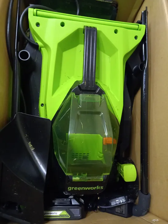 GREENWORKS CORDLESS LAWNMOWER