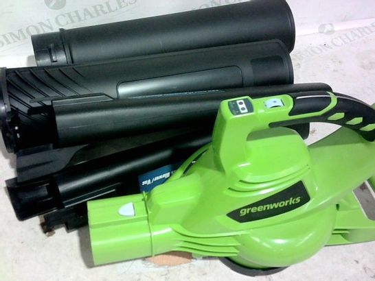 GREENWORKS CORDLESS VACUUM CLEANER AND LEAF BLOWER 2IN1 GD40BVK2X